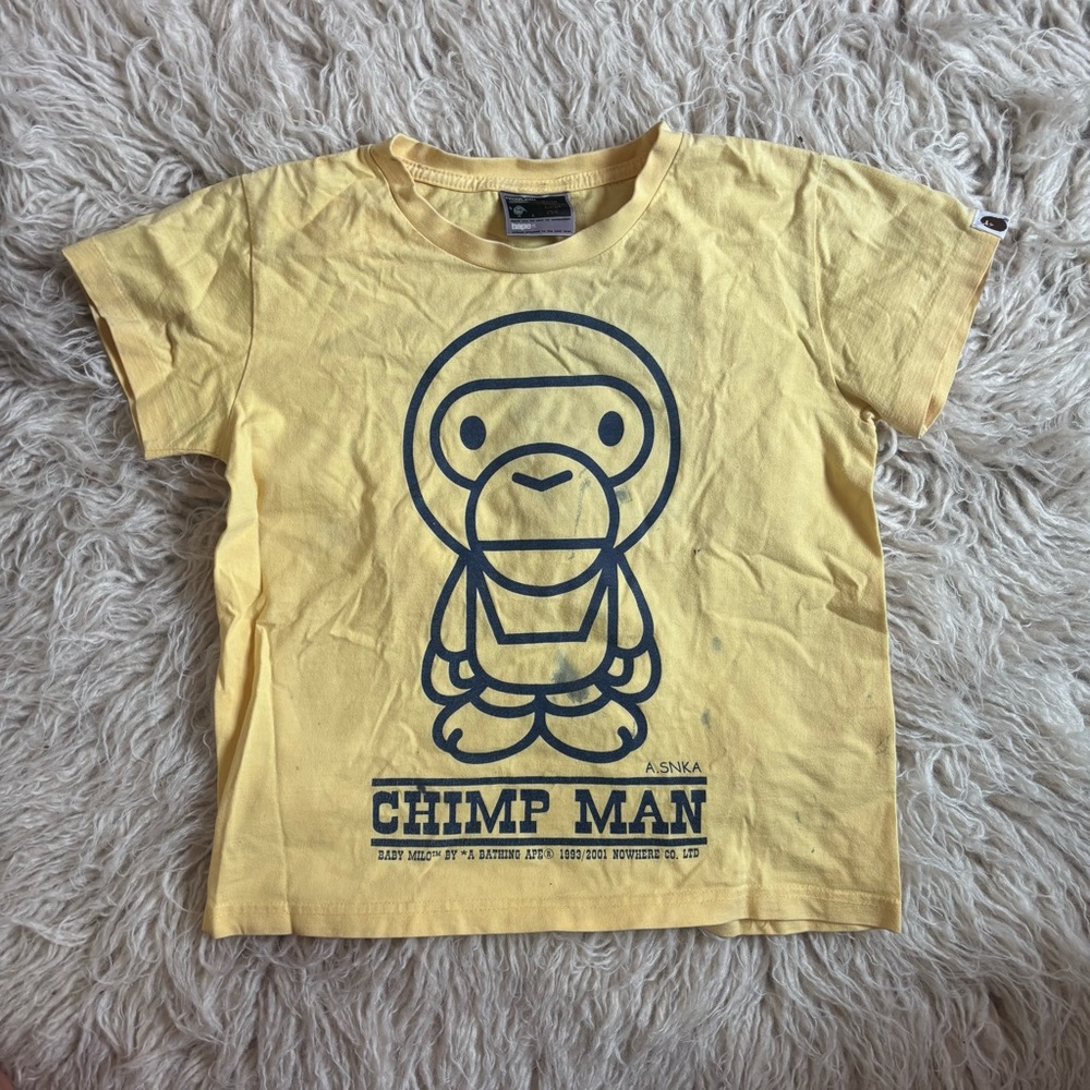 Bape Chimp Man baby tee